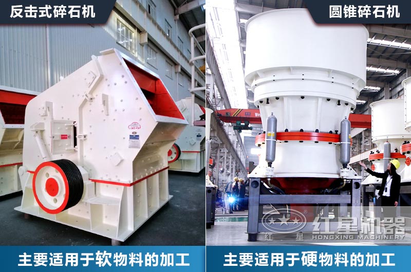 中細(xì)碎破碎設(shè)備該如何選？以常見的圓錐破和反擊破對比來為您分析