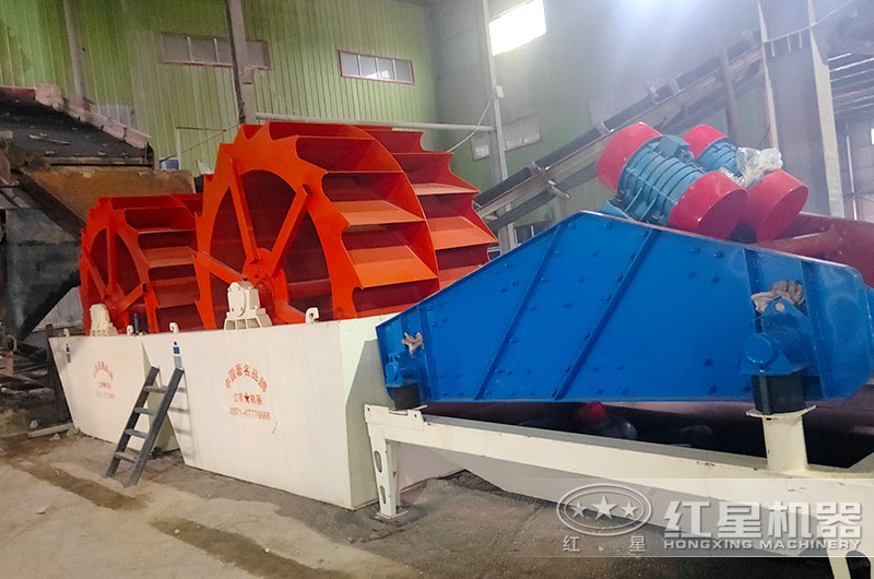 時產(chǎn)160噸洗沙機型號有哪些？搭配脫水篩減少細沙流失