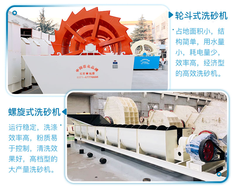 螺旋洗石機(jī)和輪斗式洗石機(jī)優(yōu)勢對比 螺旋洗石機(jī)和輪斗式洗石機(jī)優(yōu)勢對比