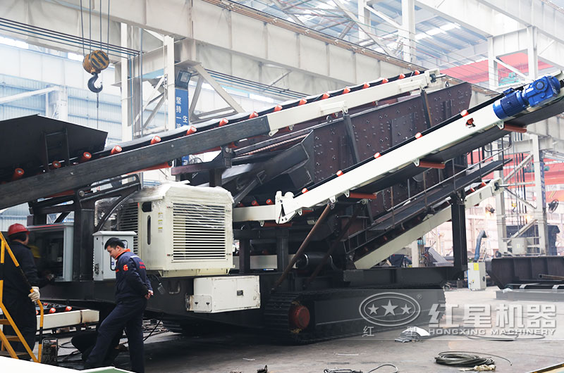 移動式破碎站生產車間 移動式破碎站生產車間