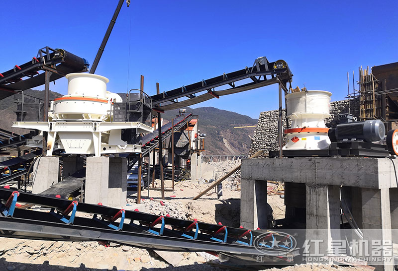 單缸圓錐破適合破碎硬料，HVI制砂機(jī)節(jié)能