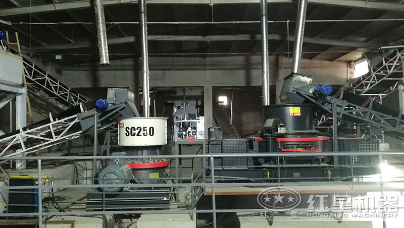 顎式破碎機(jī)+圓錐破碎機(jī)+沖擊式破碎機(jī) 顎式破碎機(jī)+圓錐破碎機(jī)+沖擊式破碎機(jī)