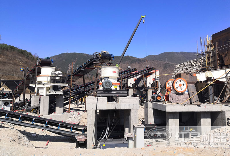 日產3000噸機制砂生產線設備有哪些_處理青石、河卵石等