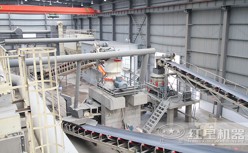 圓錐碎石機(jī)產(chǎn)量高，生產(chǎn)線必備設(shè)備